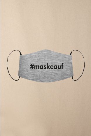 Gesichtsmaske Maske Auf Grey Heather
